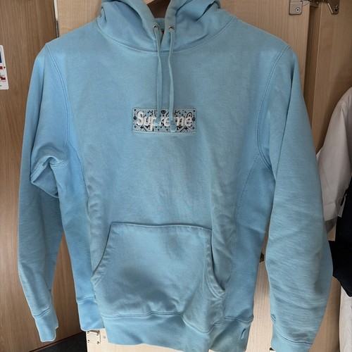 Supreme sky blue bandana - sky, box