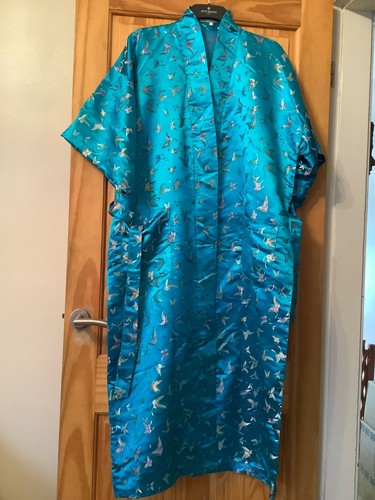Dunhuang teal blue silk - dunhuang,