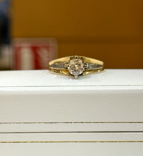 Antique diamond solitaire - antique, in