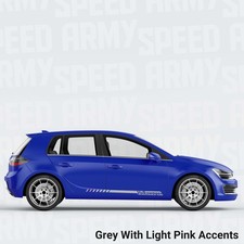 Universal "Volkswagen" Side Stripes Decal Kit | L&R Pair for All Cars