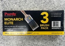 Purdy Monarch Elite Paint Brush Set 3 Pack  ( 1.5 in , 2 in , 3 in ) MONSPEC3