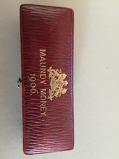 1906 EDWARD VII MAUNDY MONEY SILVER COIN SET IN BOX