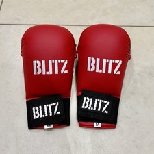 NEW BLITZ Karate Gloves - Red - Size Medium
