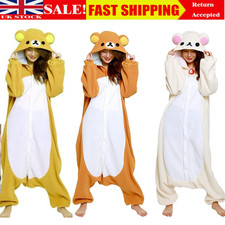 SAZAC Fleece rilakkuma Costume One Size Fits All For Adults Kawaii Kigurumi UK