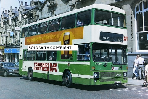 Bus negative 35mm - bus, yorkshire