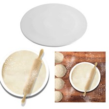 White Chapati Board Round