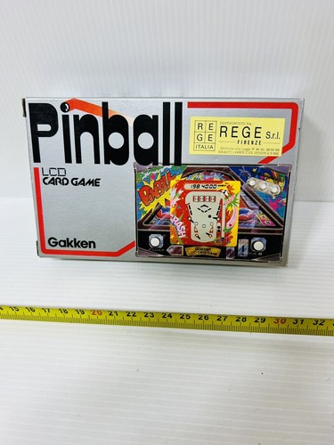 Gakken pinball videogame - pinball, lcd