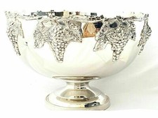 Retro Collections Victorian style Silver Plated Punch Bowl Ice Bucket Champagne/