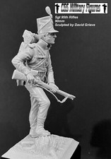 90mm Napoleonic Sgt 95th Rifles Resin Model kit sculpted by David Grieve