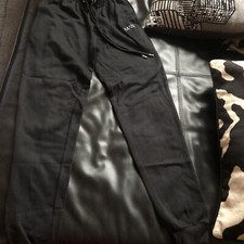 Boohoo Man Jogging Suit Slim Fit Black Vgc