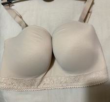 M&S 5 Ways To Wear LONGLINE STRAPLESS POST SURGERY Bra In NUDE In Size 32DD