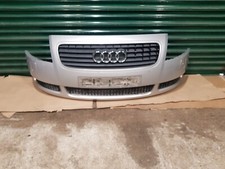 2001 Audi TT Front Bumper Silver LY7W Complete With Grills and Headlight Washers