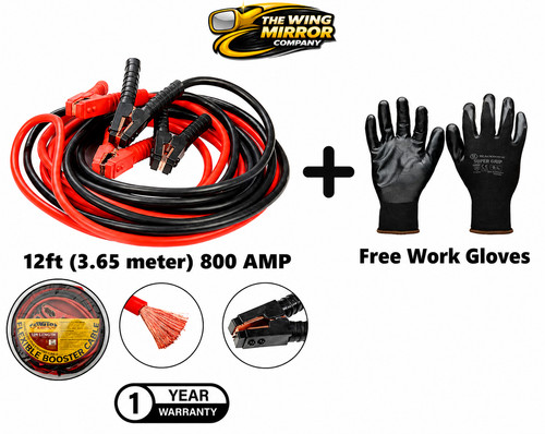 Jump leads 12ft - 12ft, van