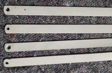 Ladderax Cross Braces in Original White ( pair ) for 59 cm  shelves/ cabinets