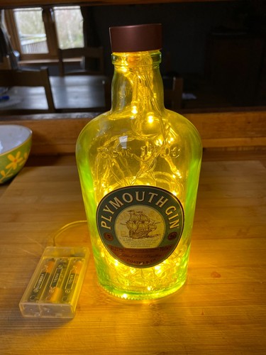 Plymouth gin bottle - plymouth, with