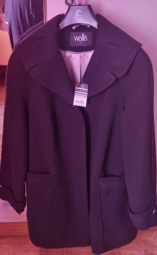 Wallisblack women coat size - women's,