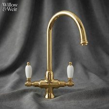 Antique Gold Kitchen Mixer Tap