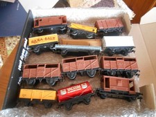 HORNBY DUBLO SELECTION OF 12  GOODS VANS AND OTHER ROLLING STOCK AS SHOWN