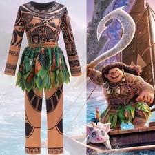 Boys Cosplay Moana 2 Maui