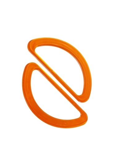 Pair orange plastic - plastic, 'd'