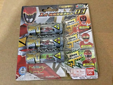 BNIB Power Rangers Dino Charge Gold Victory V Dino Chargers x3 (Japanese) Set03