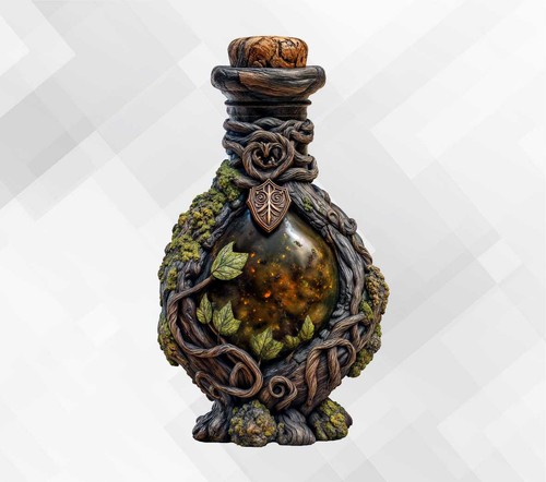 Gothic vase potion wall - gothic,