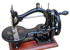 Dolly Varden antique lockstitch Hand crank Sewing Machine.