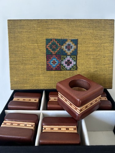 Vintage napkin rings set of - vintage,