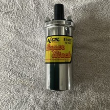 Accel 8140C superstock performance Ignition Coil, Oil Filled, 1.400 ohms chrome 
