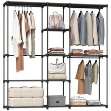 Homcom open portable wardrobe - homcom,