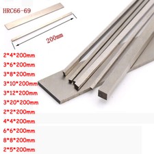 HSS Steel Flat Bar Strip Various Sizes 2mm x 2mm to 3mm x 20mm, Length 200mm
