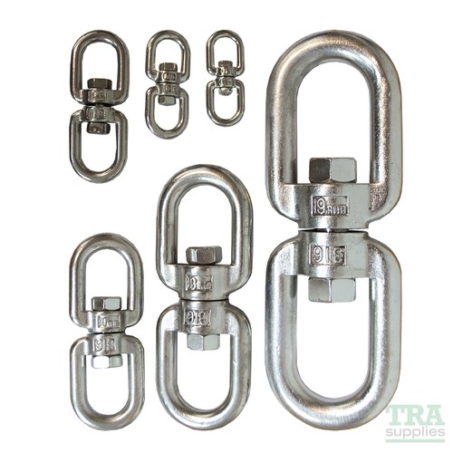 Stainless steel swivel - steel,