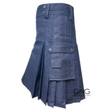 Men's Blue Denim Scottish