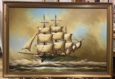 ORIGINAL OIL PAINTING BATTLE