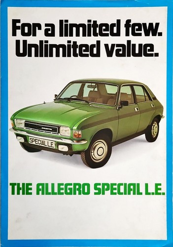 Austin allegro 1500 - special, le