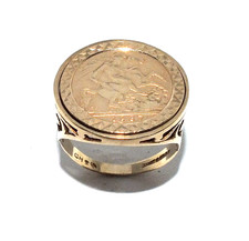 Gents/mens 9ct yellow gold