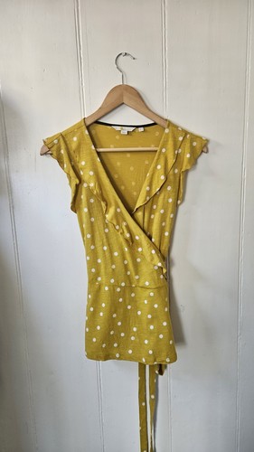 Boden mustard yellow polka dot - polka,