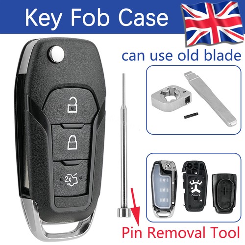 Button flip remote key case - key,