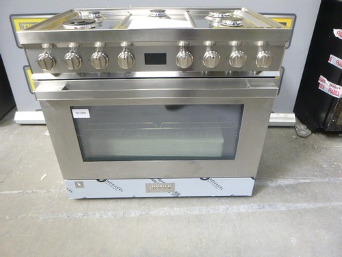 Smeg range cooker - range, st.steel