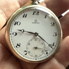 Antique omega pocket watch - antique,