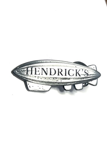 Hendricks gin metallic pin - hendricks,