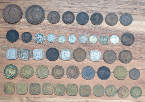 Lot old british ceylon - lot, of