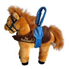 Horse Pony Soft Toy Converts to Bag Plush Tilly The Gobbies Chestnut 13" Cuddly