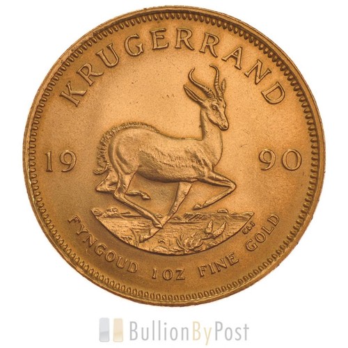 1990 krugerrand gold coin - krugerrand,