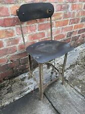 Vintage Industrial TanSad Machinists Factory Chair