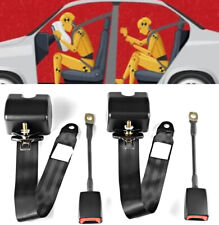 2 Sets Universal 3 Point Vehicle Car Truck Seat Belt Adjustable Safety Kit