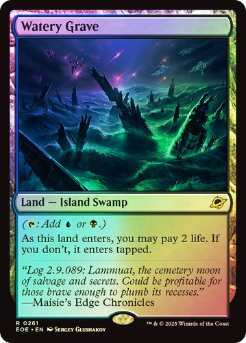 Mtg foil watery - watery, grave