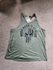 Gasp Skull T-Back Acid washed