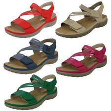 Ladies Rieker Casual Hook and Loop Strap Sandals *64870*