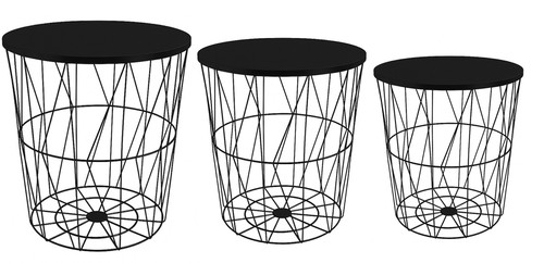 Modern round storage basket - modern,